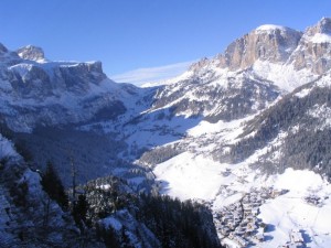 Colfosco e il passo Gardena