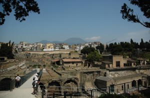 Ai piedi del Vesuvio