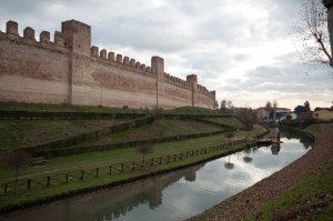 Cittadella - Le mura medievali (Sud Ovest, verso Sud)