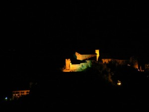 Castel di Stenico la notte