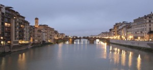 I lungarni fiorentini dal Ponte Vecchio