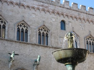 Palazzo dei Priori e Fontana Maggiore, veduta.