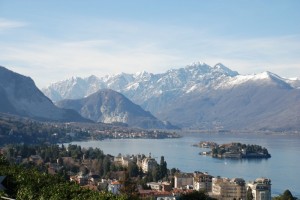 panorama del lago Maggiore