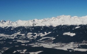 Le montagne innevate della bassa Val Pusteria