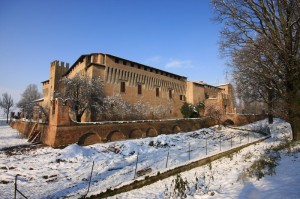 il castello con la neve