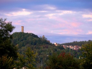 Castellino Tanaro al tramonto