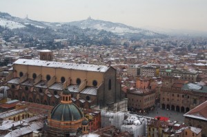Veduta di Bologna verso San Petronio