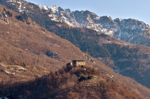 Arnad, panoramica castello