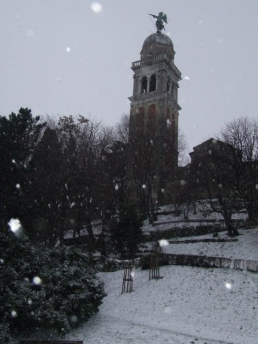 Udine - Il castello sotto la neve