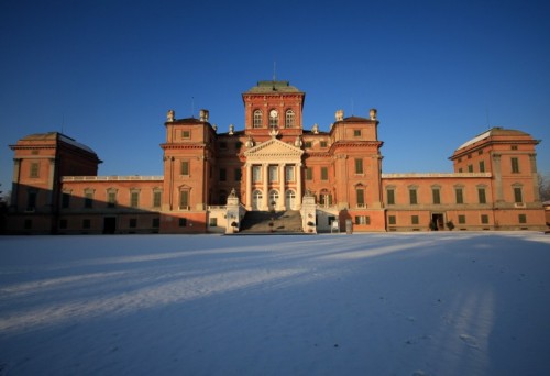 Racconigi - Castello Reale su manto di neve Racconigi - Castello Reale su manto di neve