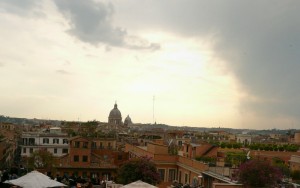 serata da Trinità dei Monti