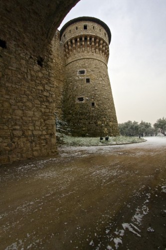 Brescia - sotto il ponte levatoio Brescia - sotto il ponte levatoio