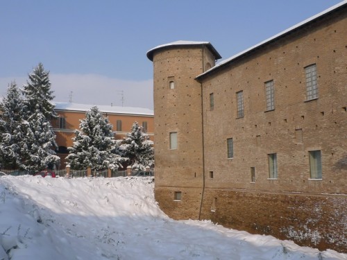 Piacenza - La neve sulla Cittadella Piacenza - La neve sulla Cittadella