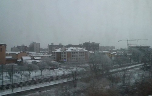 San Giuliano Milanese - Mattina siberiana alle porte di Milano