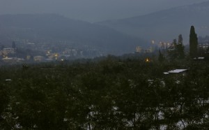 ….dalla finestra di casa….