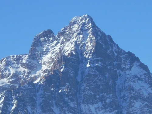 Paesana - Sua Maestà il Re di Pietra in primo piano Paesana - Sua Maestà il Re di Pietra in primo piano