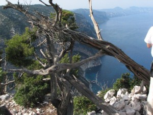 A picco sul mare piu’ blu che ci sia