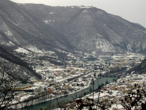 La valle……imbiancata.