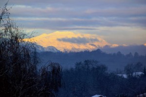 Panorama da Castronno verso il Monte Rosa