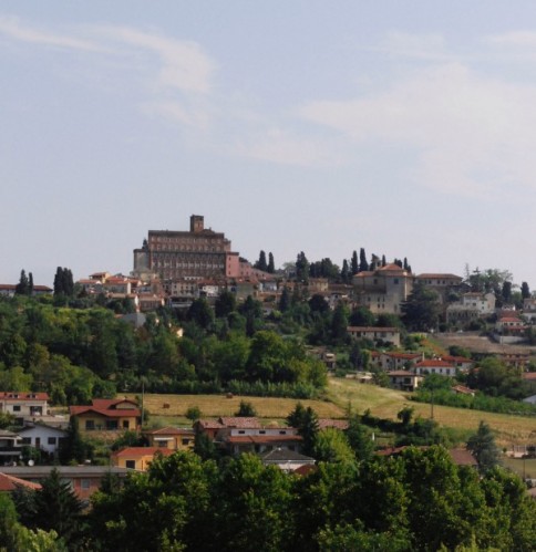 San Giorgio Monferrato - panoramica su s.giorgio m.to