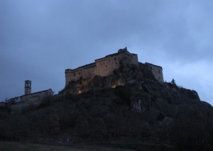 castello al tramonto