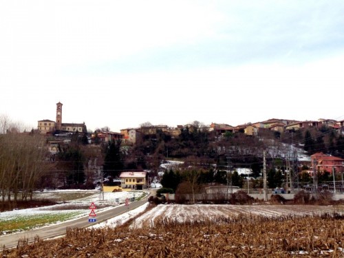 Cerreto d'Asti - panorama dal bivio