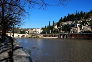 L’adige bagna Verona