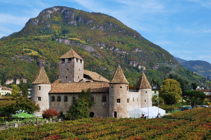 ''Castel Mareccio al centro dei vigneti'' - Bolzano