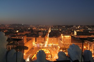 le luci di Roma