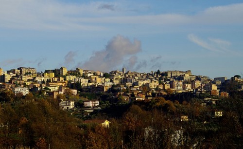 Anagni - Dopo la nebbia splende il sole su Anagni Anagni - Dopo la nebbia splende il sole su Anagni
