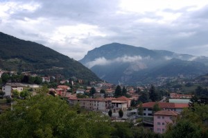 Panorama dall’Oasi del WWF in Valpredina