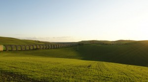 le colline intorno a Tarquinia