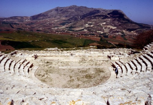 Calatafimi Segesta - Segesta - il teatro Calatafimi Segesta - Segesta - il teatro