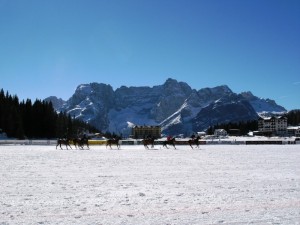 Winter polo a Misurina