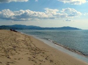 La spiaggia di Paestum