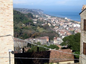 Panorama parziale di Cupra Marittima.
