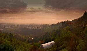 Pioggia in arrivo a Montevecchia