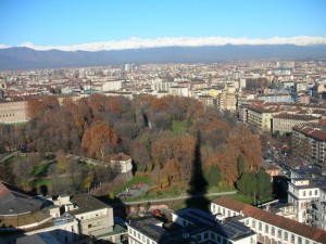 Torino - Vista dalla Mole sull’ombra della Mole