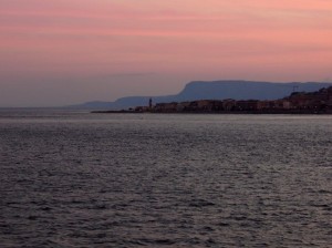 Albeggia su Punta Pezzo