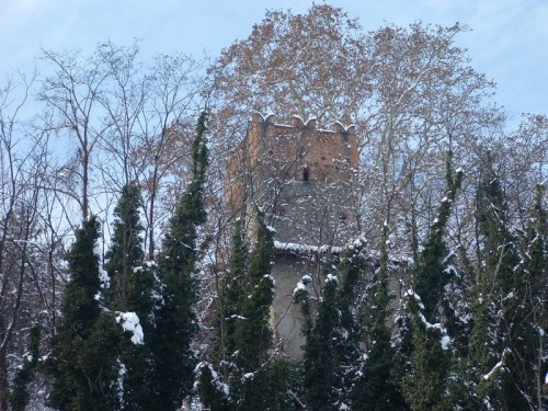 Salerano Canavese - una leggera spruzzata di neve.