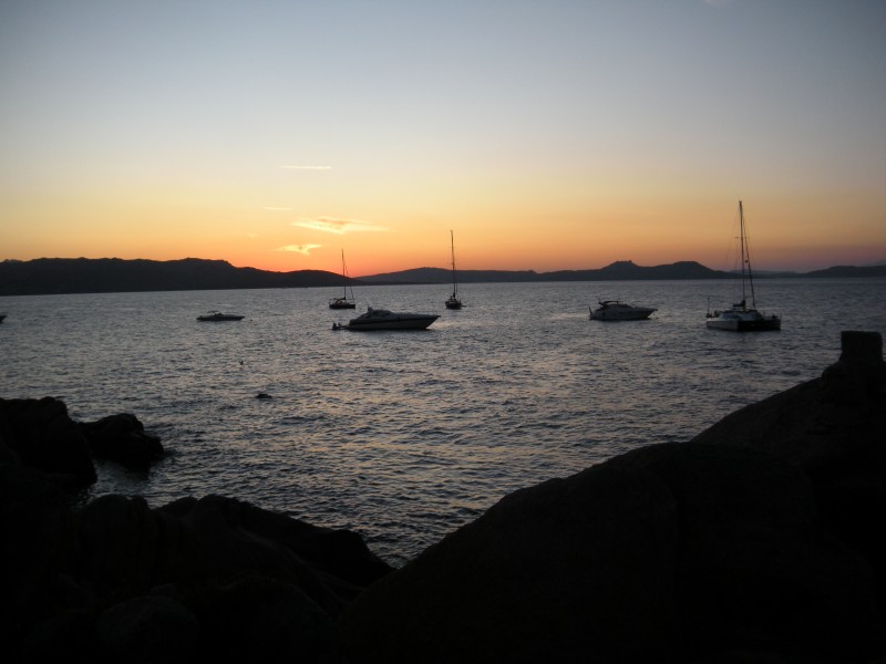 ''tramonto a baia sardinia'' - Arzachena