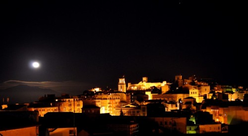 Enna - Enna, la luna e l'Etna; Trittico siciliano!
