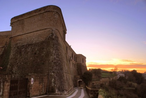 Civita Castellana - Tramonto sul Forte Sangallo