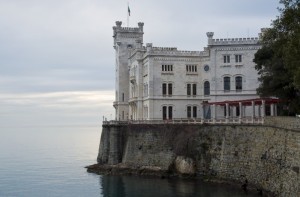 Mite tramonto al Castello di Miramare