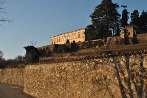 vista del castello di bornato