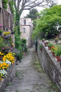 viuzza centro storico di Smerillo