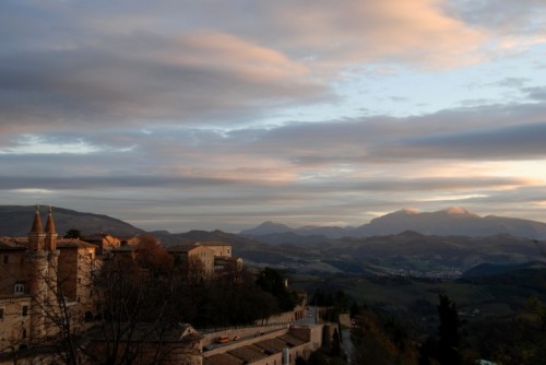 Urbino - Panorama dalla fortezza............