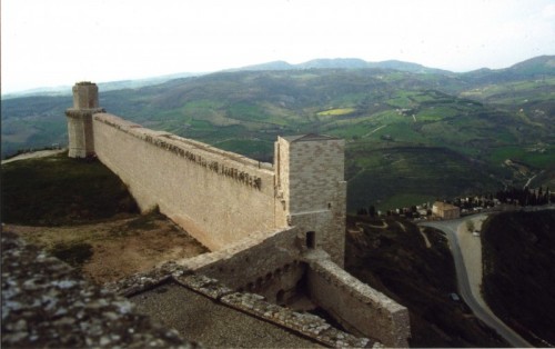 Assisi - da quì messere si domina la valle