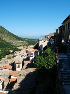 Scorcio su valle Peligna