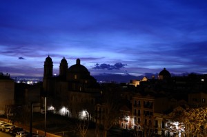 Vista notturna dal Bastione Santa Croce